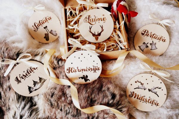 Eglīšu rotājumi - komplekts