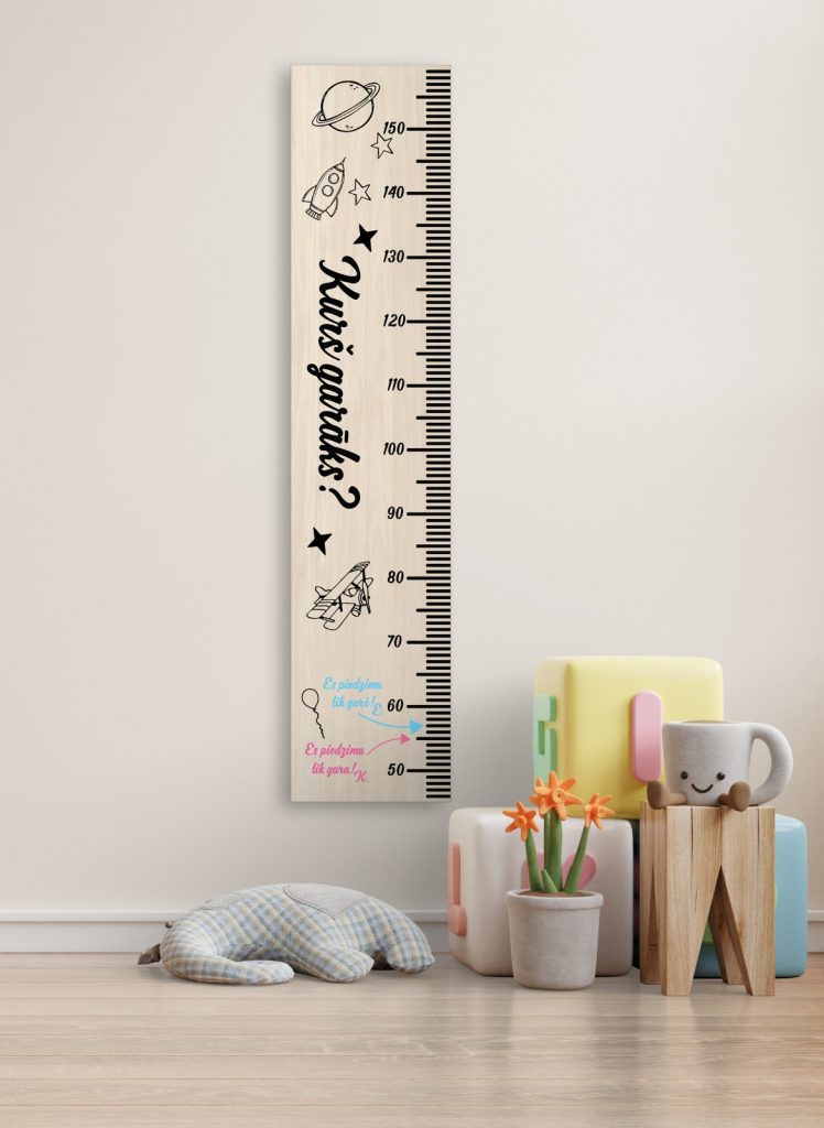 Personalizēts auguma mērītājs