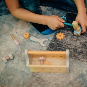 Attīstoša rotaļlieta - koka instrumentu kaste - Image 4