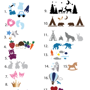 Mazā lāde ar krāsainu printu un aplikācijām - Image 5