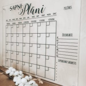 Akrila sienas plānotājs mēnesim - Image 2