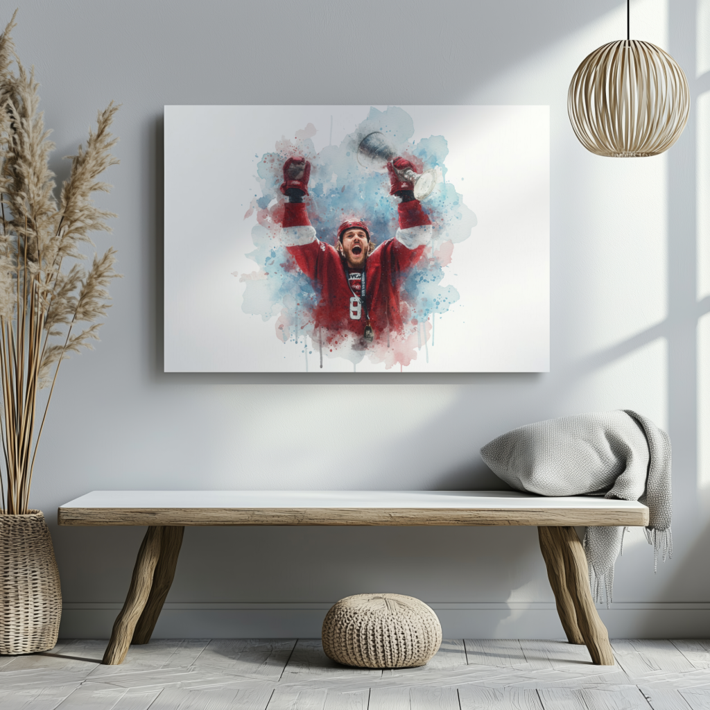 Oriģināla dāvana - Personalizēta kanva akvareļu stilā