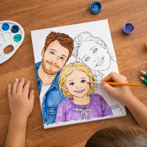 personalizeta kanva krasojama lapa